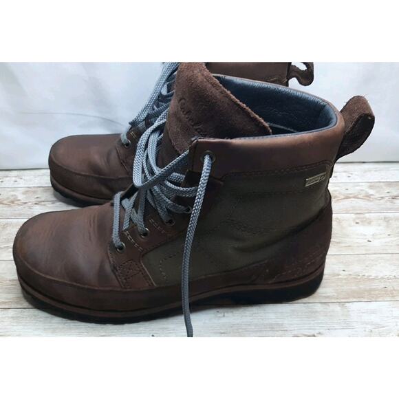 Men Cabela's 4 Sz 10M Brown Leather Ankle Boot Hunting Hiking Outdoors - Picture 9 of 16